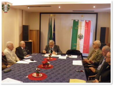Riunione Consiglio Regionale UNMS Lazio 1 Dicembre 2018