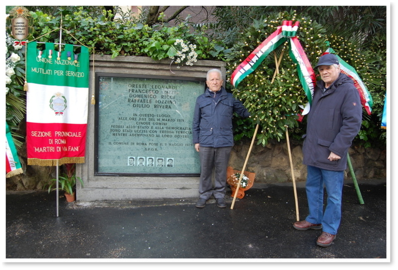 16 Marzo 2016. Commemorazione dei "Martiri di via Fani"
