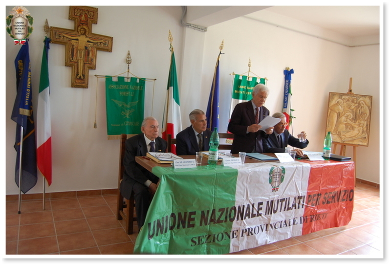 Assemblea annuale dei soci UNMS sezione pronciale di Rieti. 4 Giugno 2016